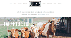 Desktop Screenshot of originmilk.com
